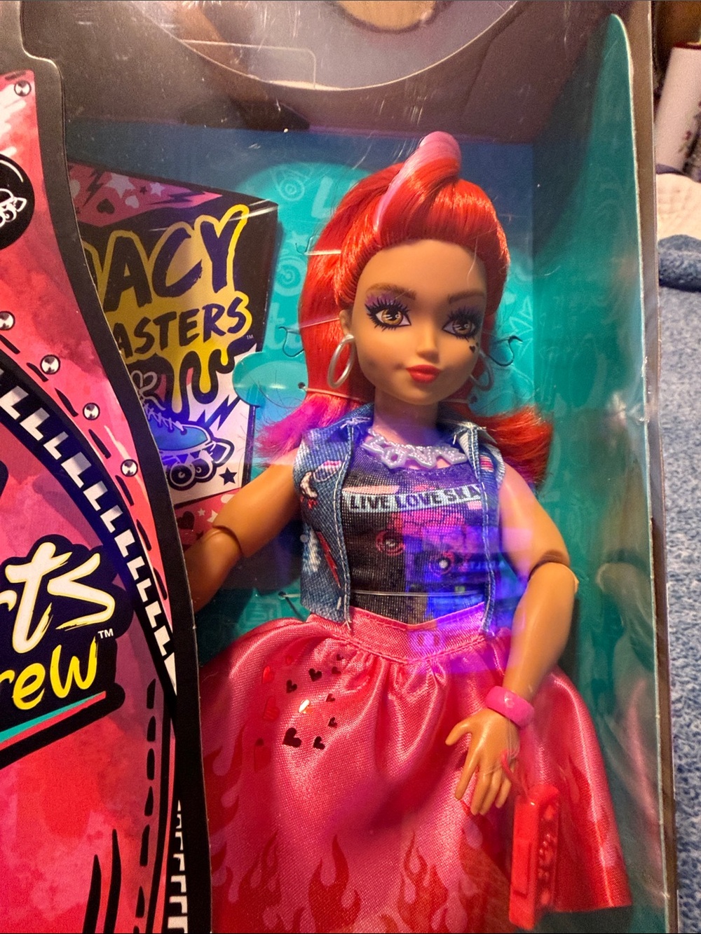 Fashion Doll - Pink & Red - Picture 2 of 5